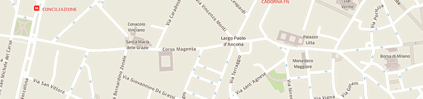Mappa della impresa chiavolini schironi maria adele a MILANO