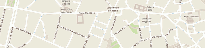 Mappa della impresa bentivoglio ravasio piergiuseppe a MILANO