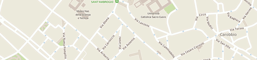 Mappa della impresa brusa isidoro a MILANO