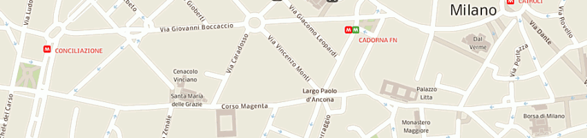 Mappa della impresa corsini roberto a MILANO