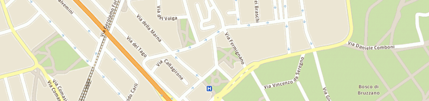 Mappa della impresa arredamenti afforesi di emilio valsecchi e c snc a MILANO