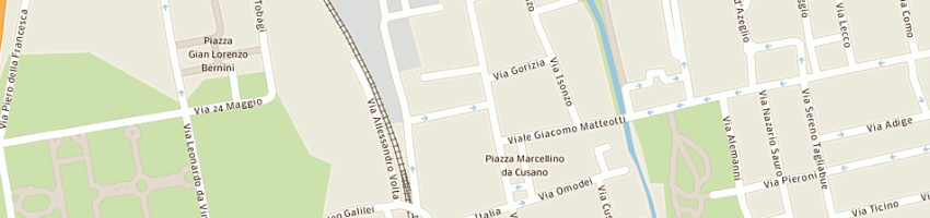 Mappa della impresa inverardi pierluigi a OSPITALETTO