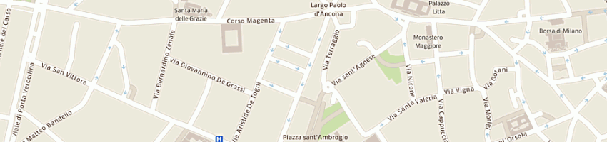 Mappa della impresa striking di belotti pivoli tuffanelli a MILANO