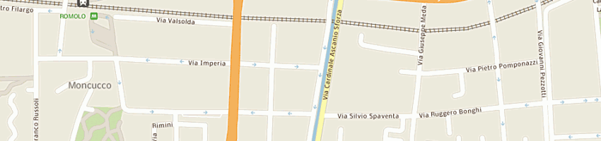 Mappa della impresa agena srl a MILANO