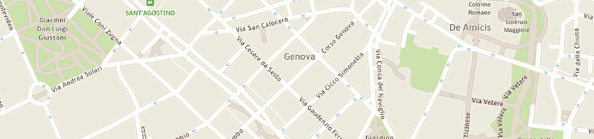 Mappa della impresa speedygloo sas a MILANO