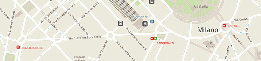 Mappa della impresa di feo alberto a MILANO