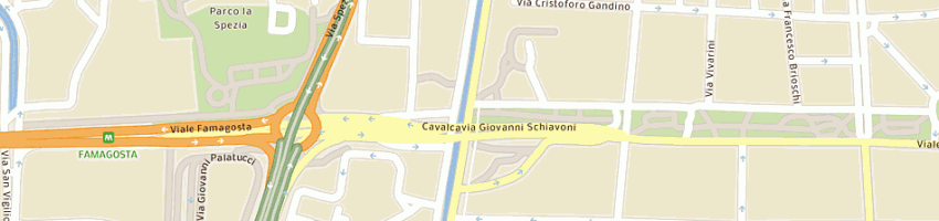 Mappa della impresa salvini silvio a MILANO