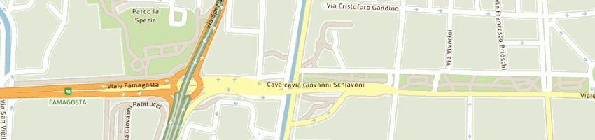 Mappa della impresa darsena case sas di carota giampiero e c a MILANO