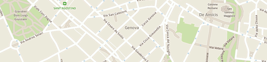Mappa della impresa gecfin srl a MILANO