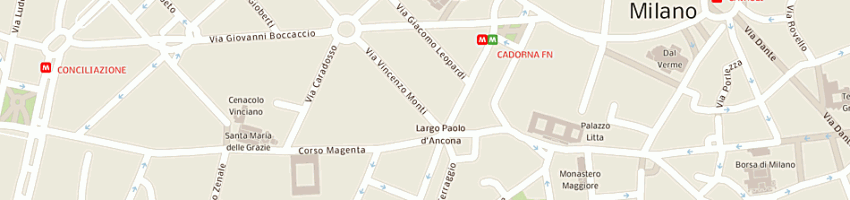Mappa della impresa paymake networks srl a MILANO