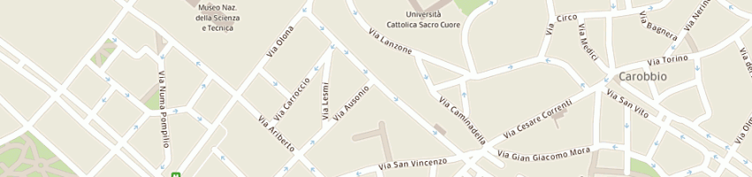 Mappa della impresa sintesim srl a MILANO