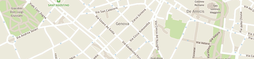 Mappa della impresa la coloniale di pogliano danilo a MILANO
