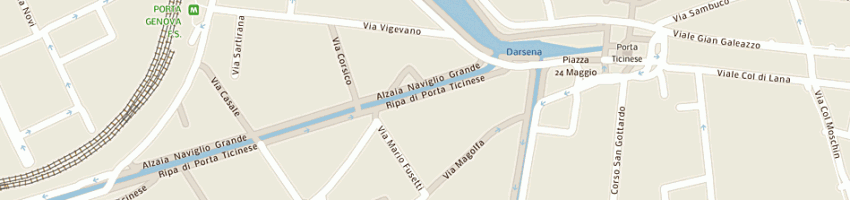 Mappa della impresa la casa della pizza sas di giuseppina saitta e c a MILANO