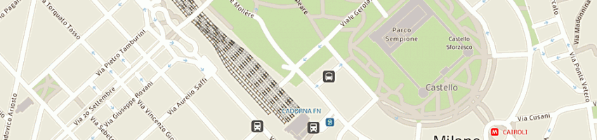 Mappa della impresa vic and soliman sas dr vittorio solbiati e c a MILANO