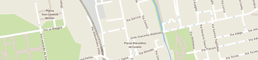 Mappa della impresa cerutti giorgio sas di cerutti daniele e c a CUSANO MILANINO