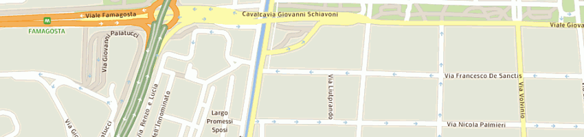 Mappa della impresa invernizzi giorgio a MILANO