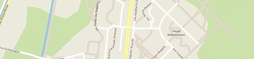 Mappa della impresa rossocorsa srl a MILANO