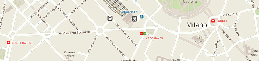 Mappa della impresa zito franco a MILANO
