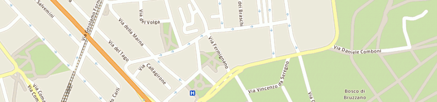 Mappa della impresa aqualuce srl a MILANO
