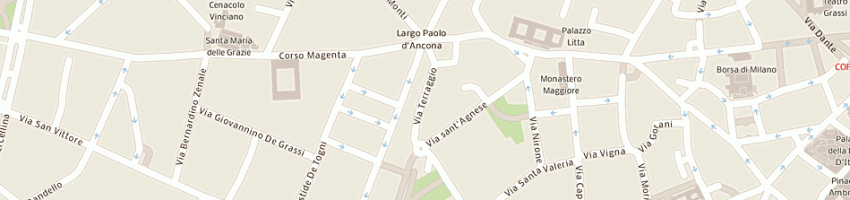 Mappa della impresa studio legale associato realmonte tosi uberti minzioni a MILANO