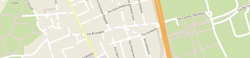 Mappa della impresa metro quadrato sas a MILANO