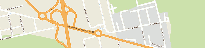 Mappa della impresa meneghetti angelo a VAREDO