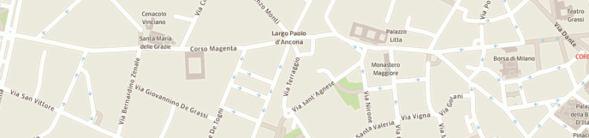 Mappa della impresa andolfato alberto e c sas a MILANO