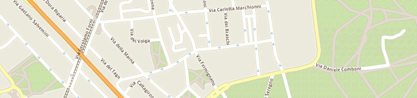 Mappa della impresa spano maria a MILANO