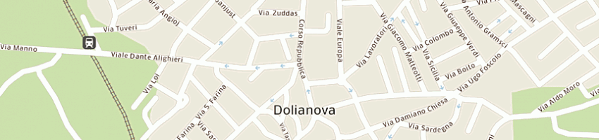 Mappa della impresa corda silvana a DOLIANOVA
