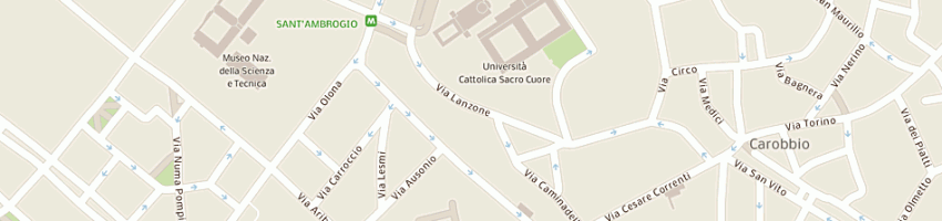 Mappa della impresa ordine dei medici di milano e provincia a MILANO