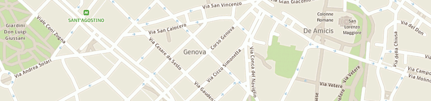 Mappa della impresa monti 47 snc di totah ernest e c a MILANO