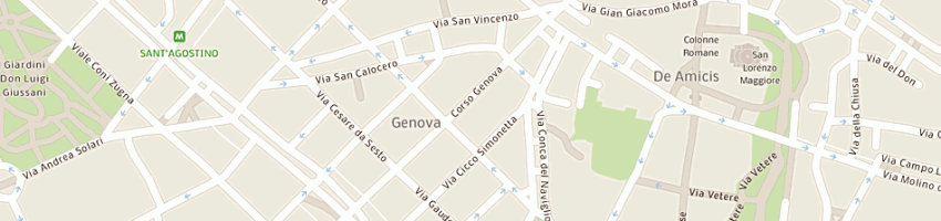 Mappa della impresa fautario fabrizio a MILANO