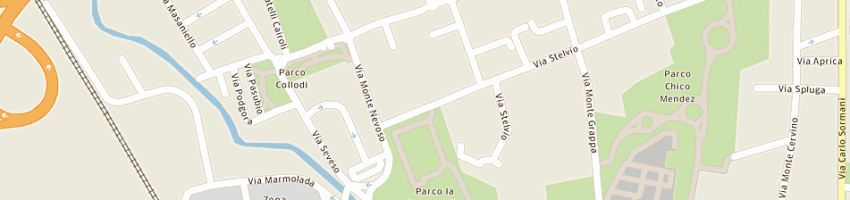 Mappa della impresa stelvio srl a CUSANO MILANINO