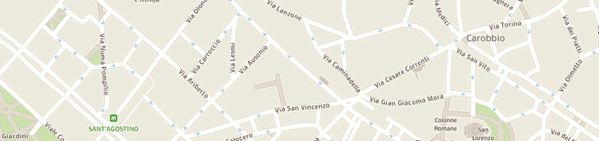 Mappa della impresa gnam snc di tordi marcello e tordi claudio a MILANO