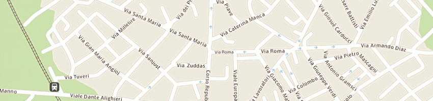 Mappa della impresa casula a DOLIANOVA