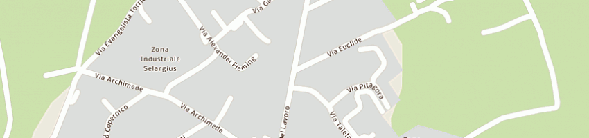 Mappa della impresa bsc service srl a SELARGIUS