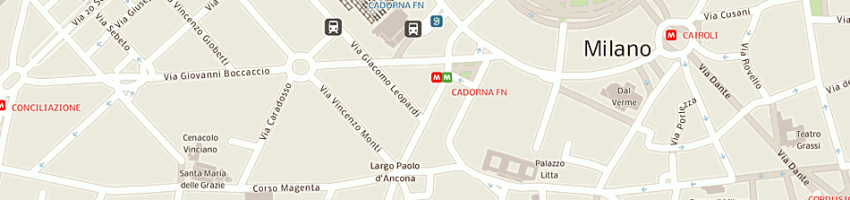 Mappa della impresa sanpaolo imi spa a MILANO