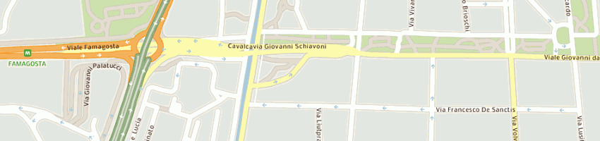 Mappa della impresa penatti alberto a MILANO