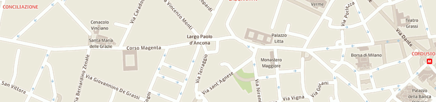 Mappa della impresa rinarelli rocco a MILANO