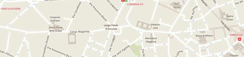 Mappa della impresa fascom srl a MILANO