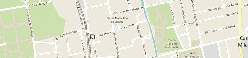 Mappa della impresa gueli carlo a CUSANO MILANINO