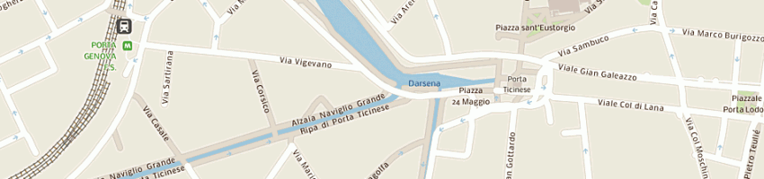 Mappa della impresa dock of the bay srl a MILANO