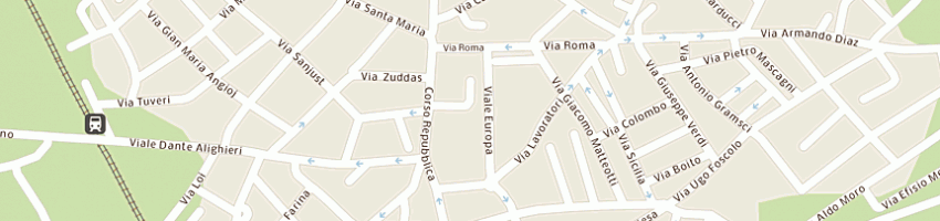 Mappa della impresa azienda usl n8 cagliari a DOLIANOVA