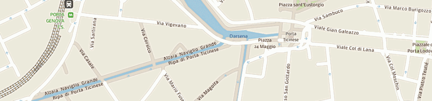 Mappa della impresa invernizzi ivana a MILANO