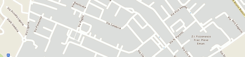 Mappa della impresa rebo spa a PIEVE EMANUELE