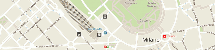 Mappa della impresa montech eng srl a MILANO