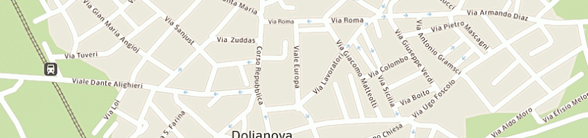 Mappa della impresa secchi bonita a DOLIANOVA