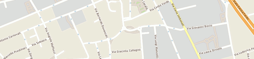 Mappa della impresa guerrer orio a MILANO