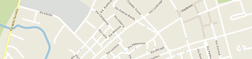 Mappa della impresa studio di estetica immagine donna di rognoni cristina e soffientini s a PAVIA