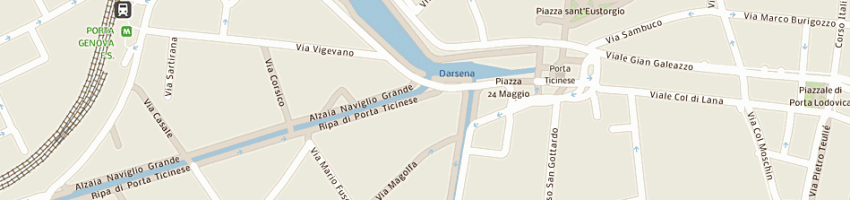 Mappa della impresa ambi srl a MILANO